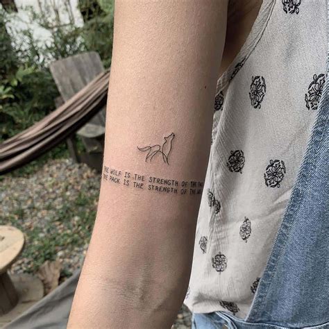 wolf pack tattoo|wolf tattoos for females.